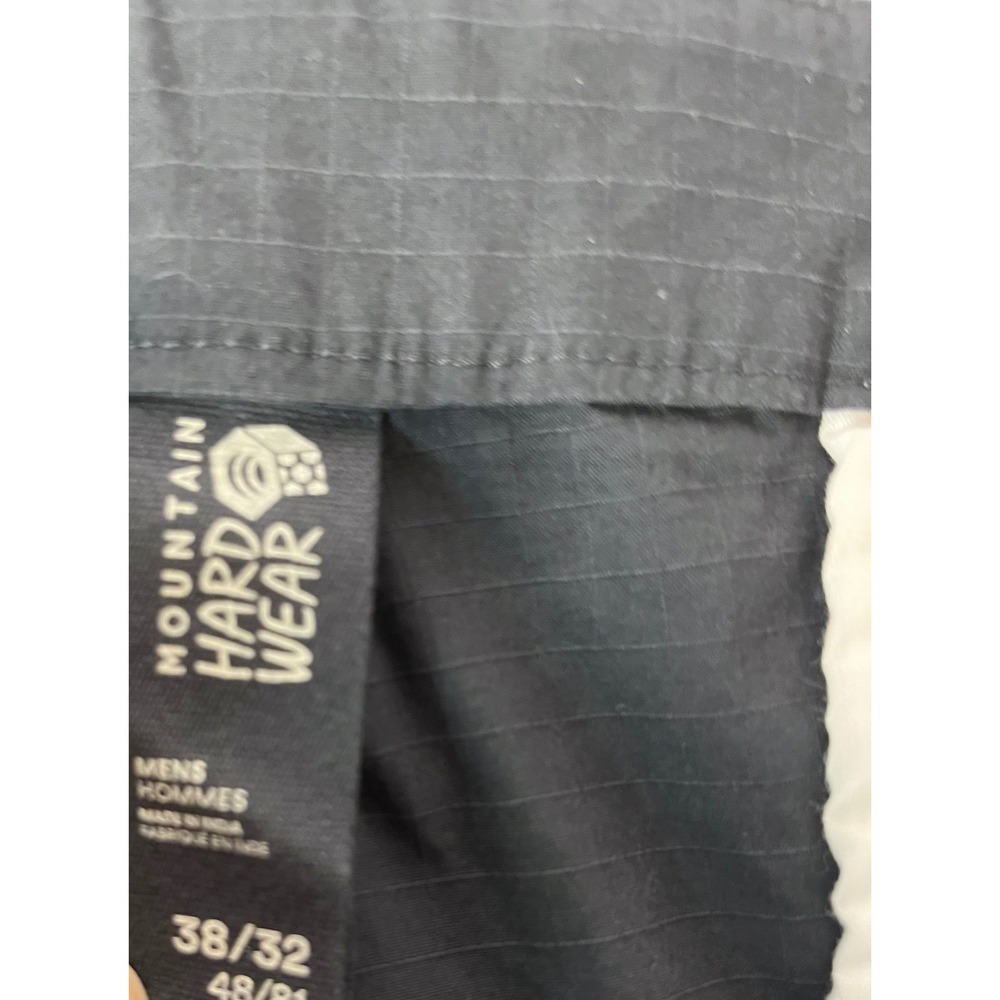 Mountain Hardwear Hiking Pants Mens 38/32 Black Ripstop Outdoor - Picture 3 of 6